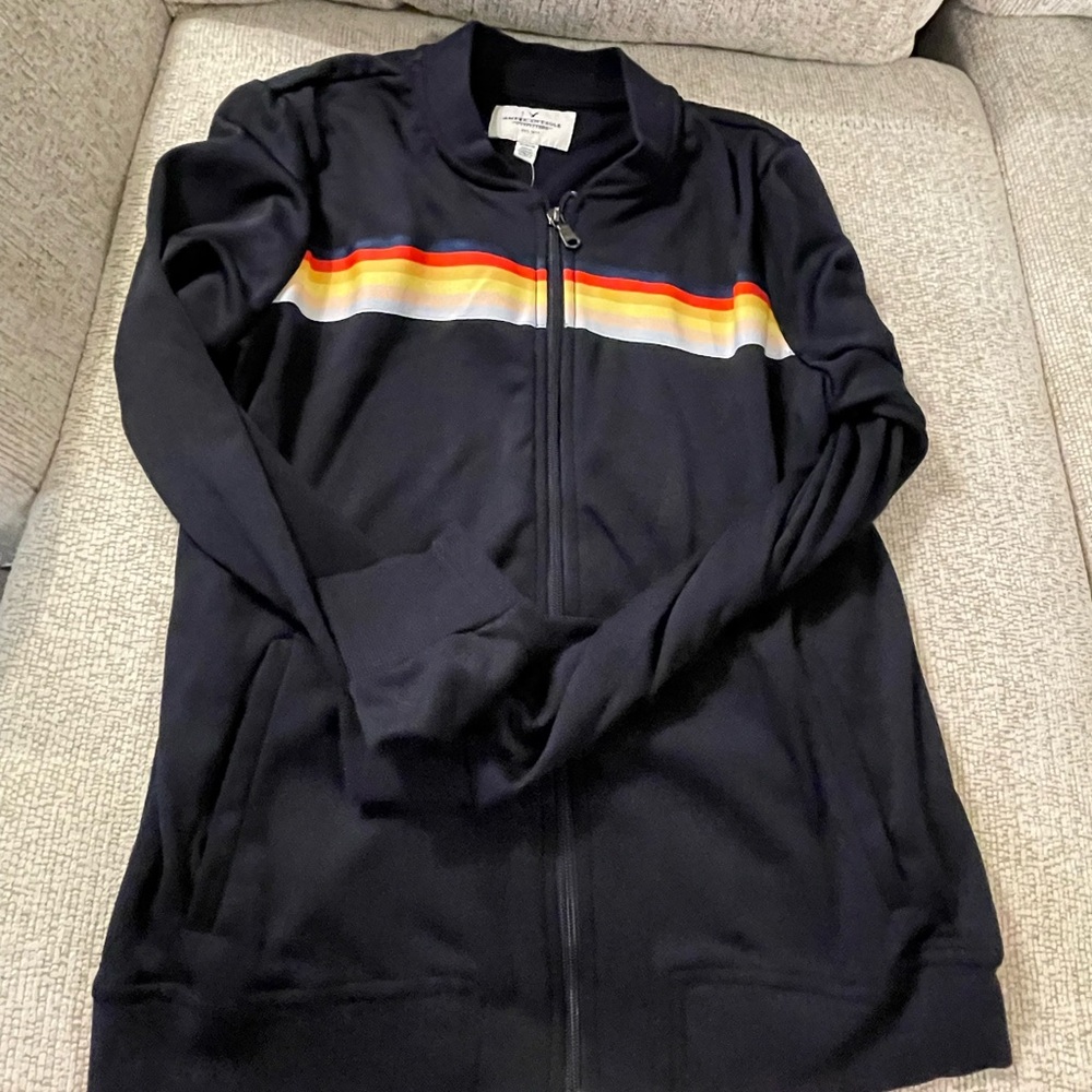 Men’s American Eagle Retro / Vintage Track Athletic Style Jacket Size M